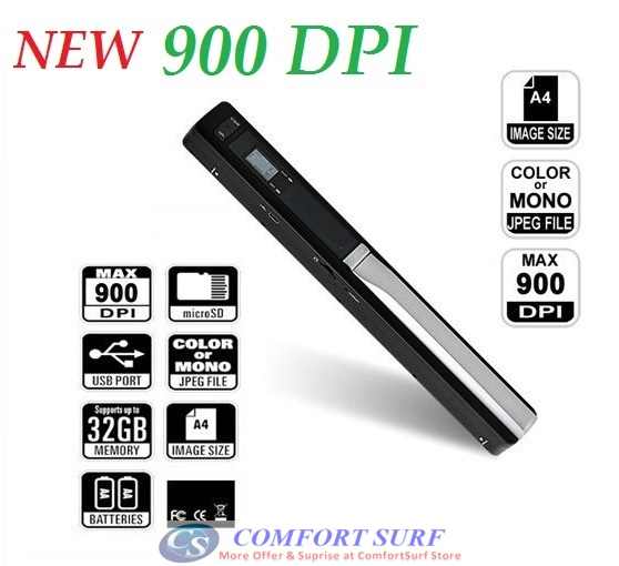 Mini Portable SkyPix Handheld / Cordless Color Scanner Printer 900dPi